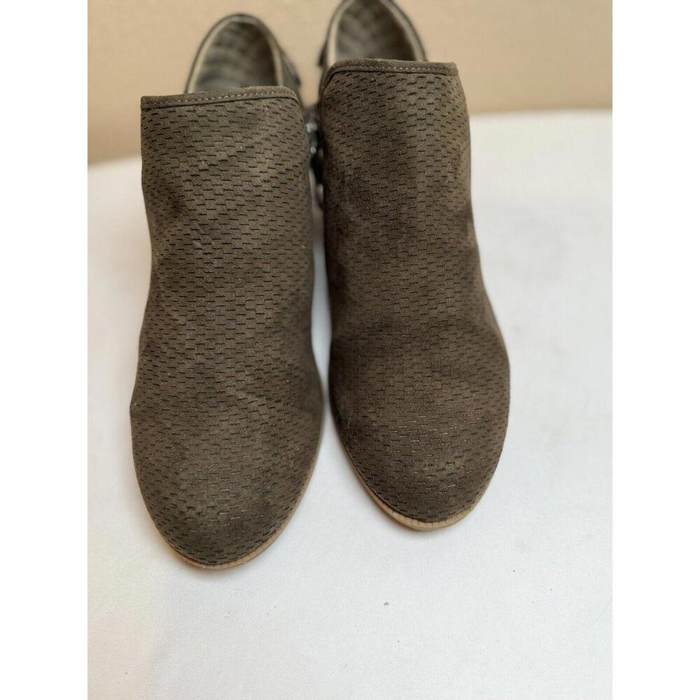 Dr. Scholl's Women’s ankle Suede Booties Size 8.5 Green  Comfort Shoes